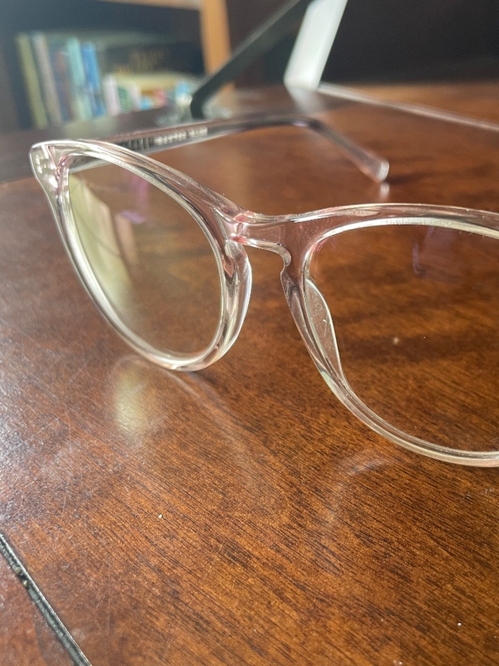 Pink Crystal Cat's Eye Style Blue-light Glasses, Baxter Blue Brand